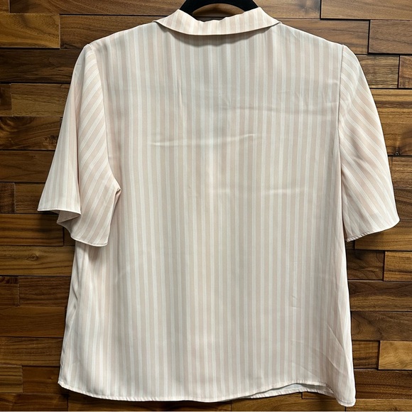 RW&CO - Pink & White Stripes Blouse - Picture 2 of 5